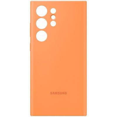 Etui SAMSUNG Silicone Cover do Galaxy S23 Ultra EF-PS918TOEGWW Pomarańczowy