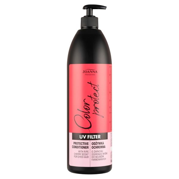 Joanna Professional Filtr UV odżywka ochronna o zapachu dojrzałej wiśni, 1000 ml