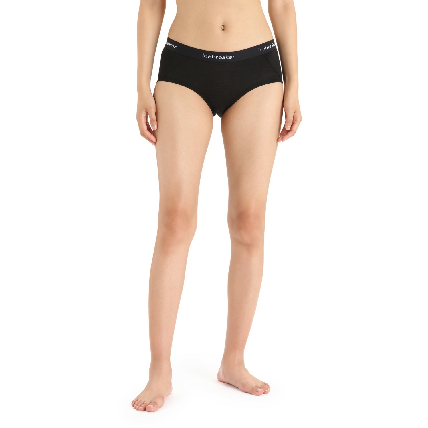 Damskie bokserki Icebreaker Sprite Hot Pants black - XL