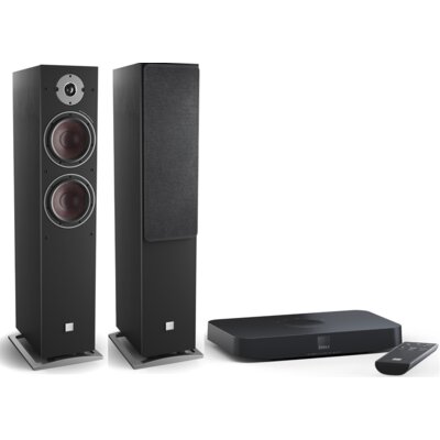 Zestaw stereo DALI Equi Sound Hub Compact + DALI Oberon 7C Czarny