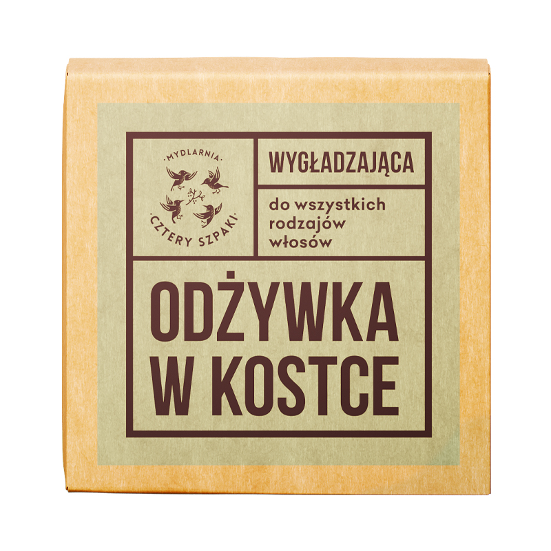 Mydlarnia Cztery Szpaki wygładzająca odżywka w kostce, 55 g