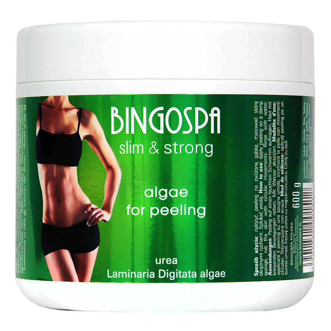 Bingospa Slim&Strong algi do peelingu ciała, 600 g