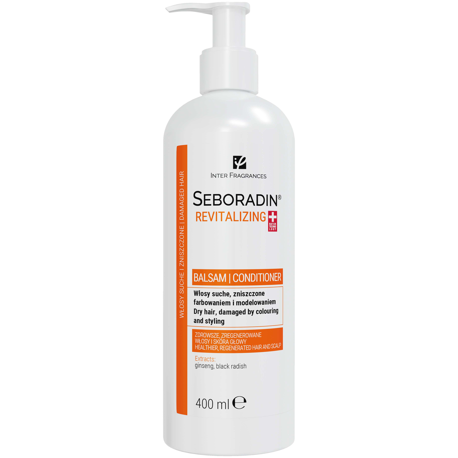 Seboradin Revitalizing regenerujący balsam do włosów, 400 ml