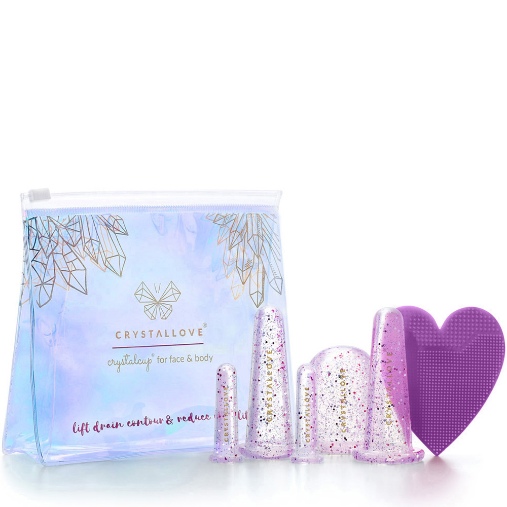 Crystallove Beauty Collection bańki silikonowe do masażu twarzy i ciała crystal, 1 szt.