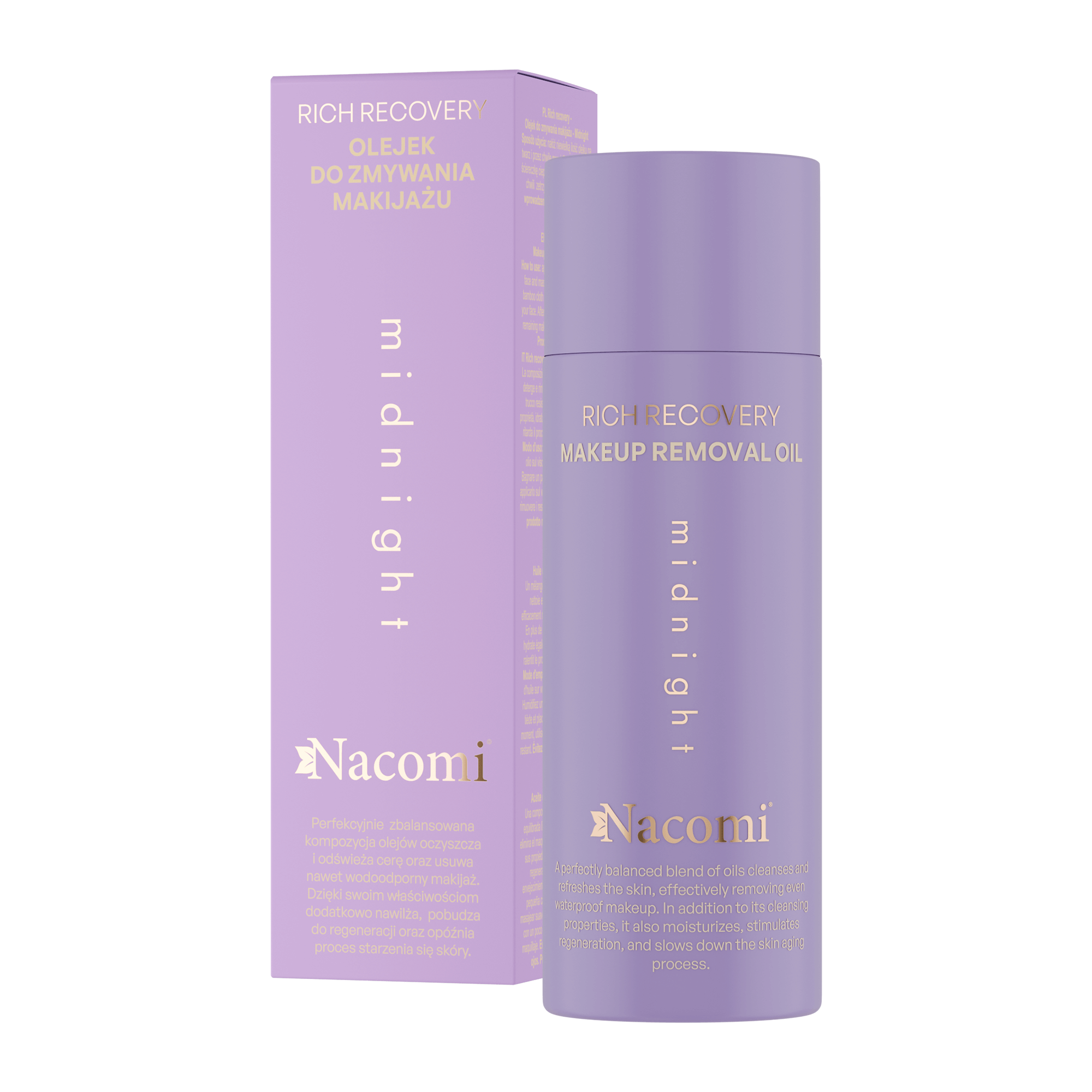 Nacomi Rich recovery Midnight olejek do demakijażu, 100 ml