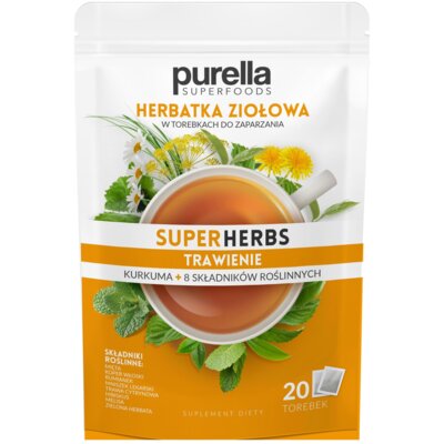 Herbata PURELLA Superherbs Trawienie (20 sztuk)