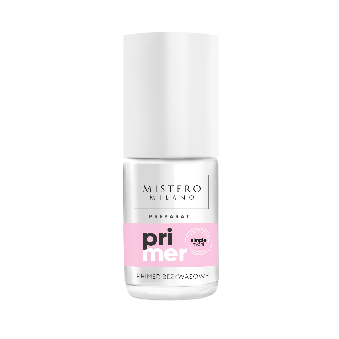 Mistero Milano Delicato primer bezkwasowy do paznokci, 7 ml