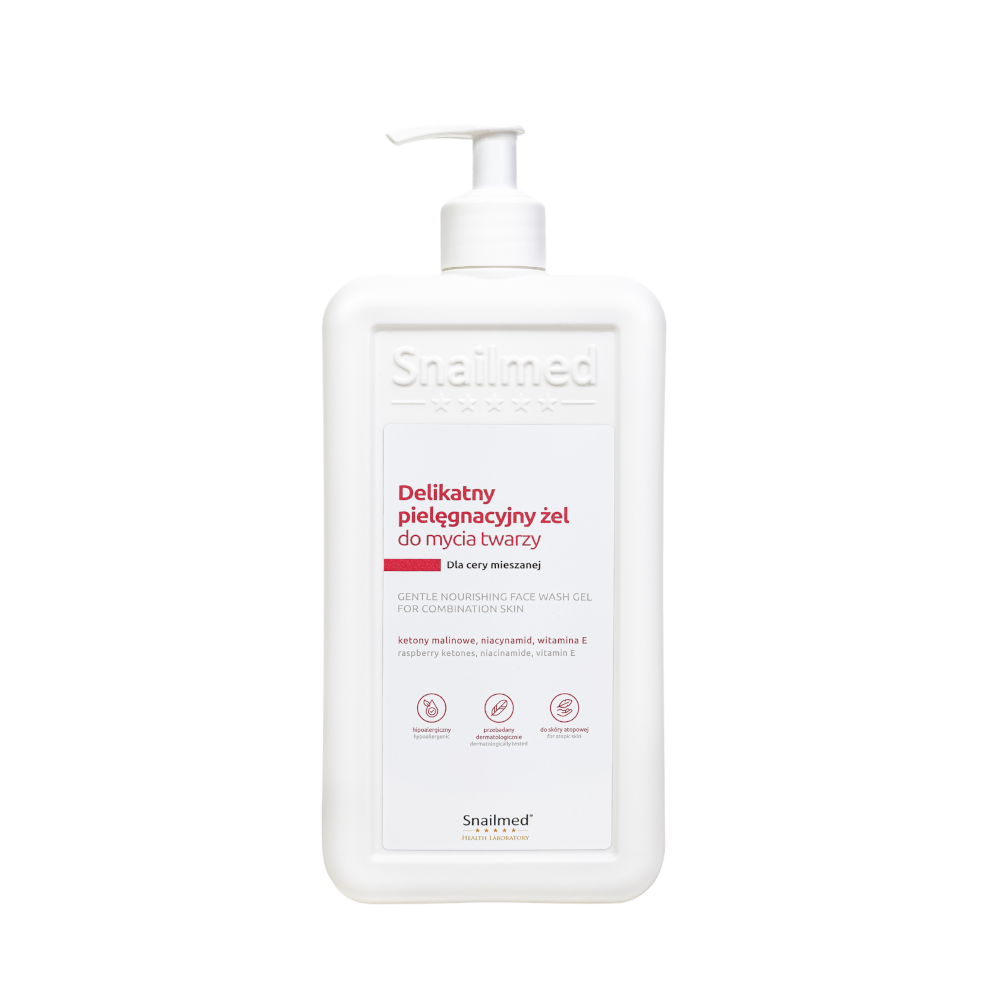 Snailmed delikatny pielęgnacyjny żel do mycia twarzy, 500 ml