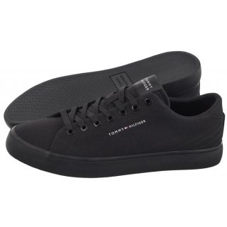 Tenisówki Tommy Hilfiger TH Hi Vulc Low Canvas Black FM0FM04882 BDS