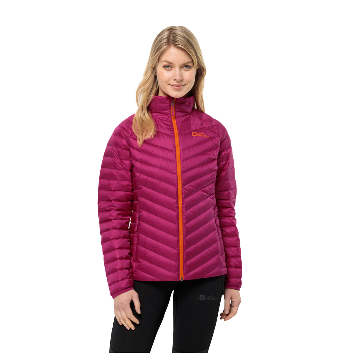 Damska kurtka puchowa Jack Wolfskin PASSAMANI DOWN JKT W new magenta - L