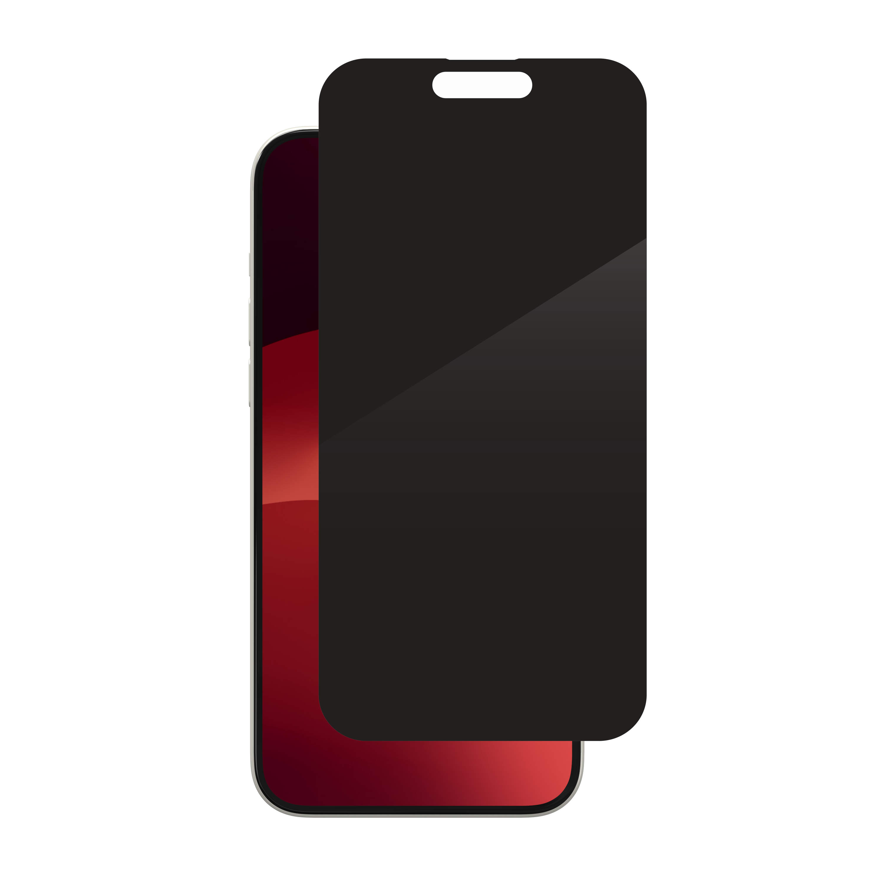 Zagg InvisibleShield Glass Elite Privacy - szkło prywatyzujące iPhone 15 Plus