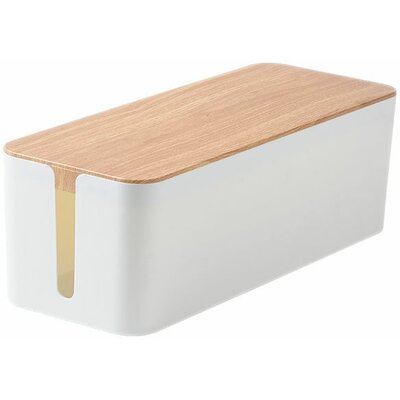 Pojemnik na kable i listwy zasilające MOZOS KBO-LW-WOOD