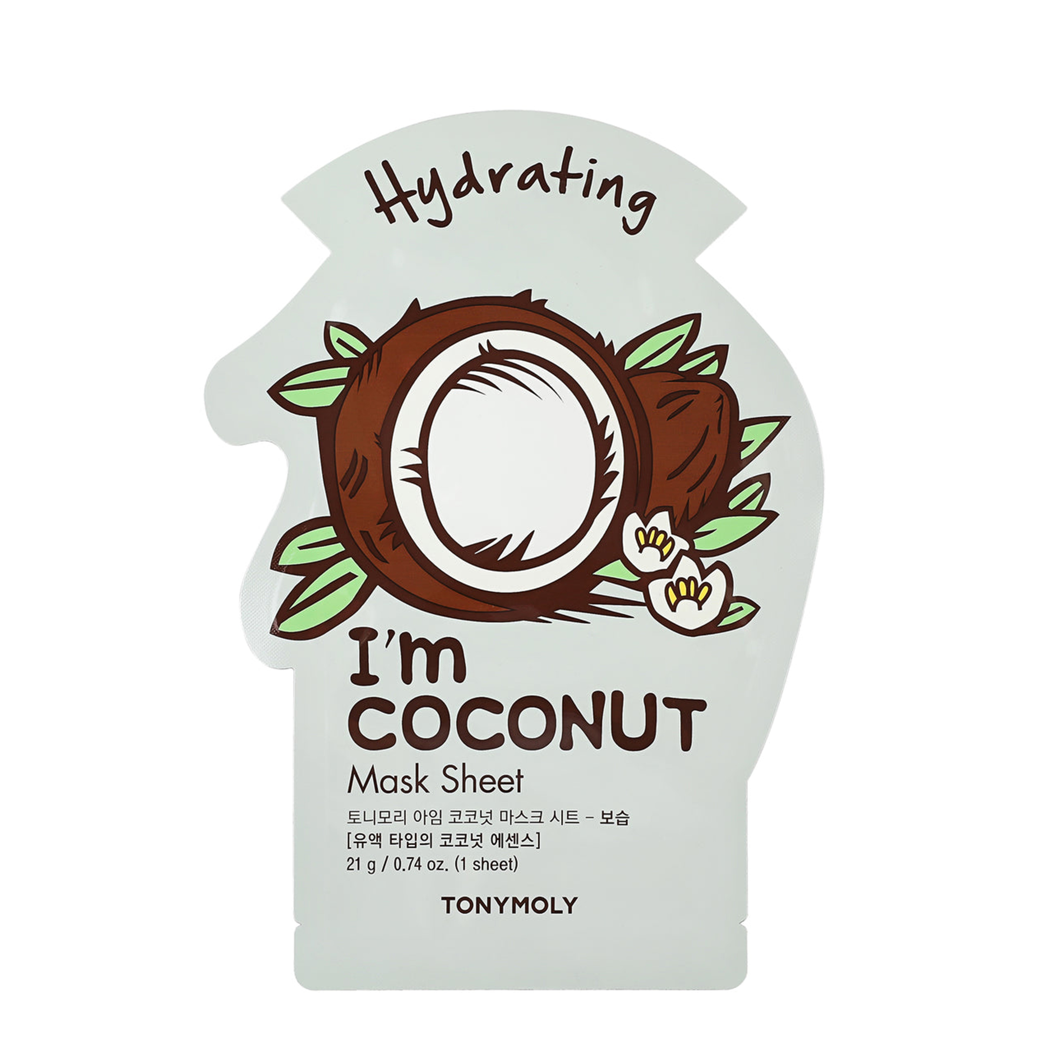 Tony Moly I'm Coconut nawilżająca maska w płachcie do twarzy, 21 g