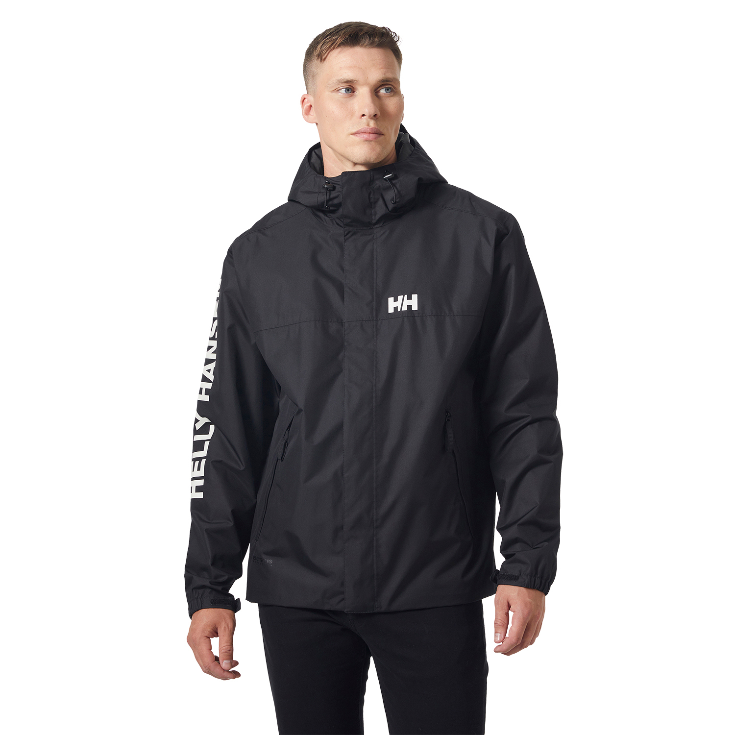 Męska kurtka przeciwdeszczowa Helly Hansen Ervik Jacket Men black - XL