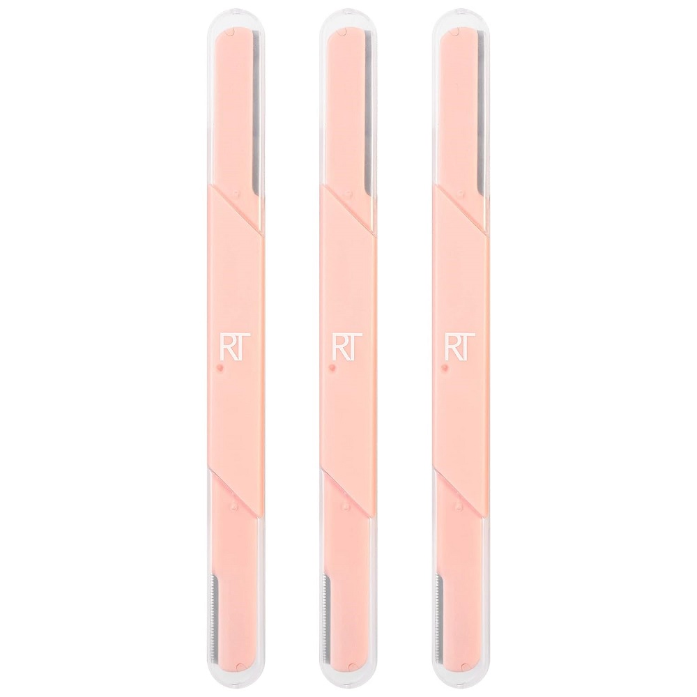 Real Techniques Face & Brow nożyki do twarzy i brwi, 3 szt.