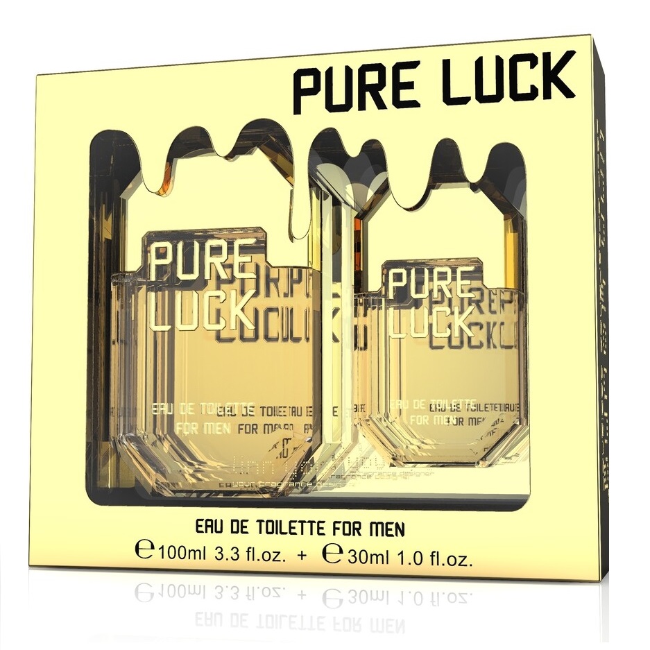 Linn Young Pure Luck zestaw: woda toaletowa męska, 100 ml + woda toaletowa męska, 30 ml