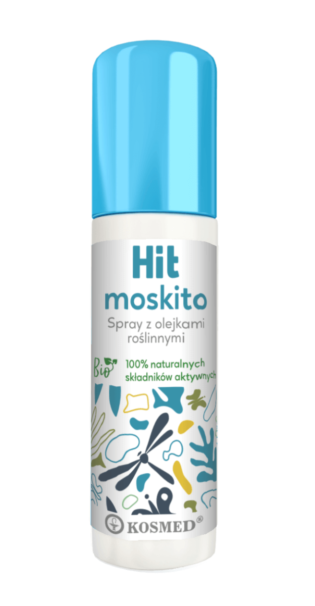 Kosmed, Hit moskito, spray przeciw komarom, kleszczom i meszkom, powyżej 1 roku życia, 100 ml