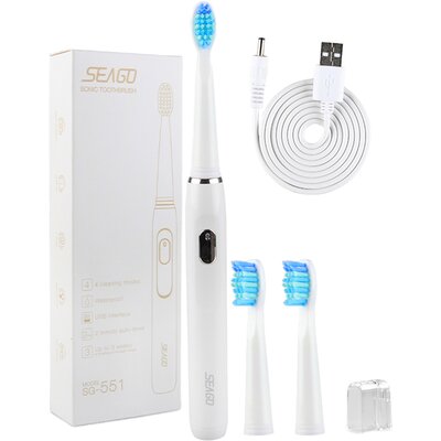 Szczoteczka soniczna SEAGO SG-551 Biały
