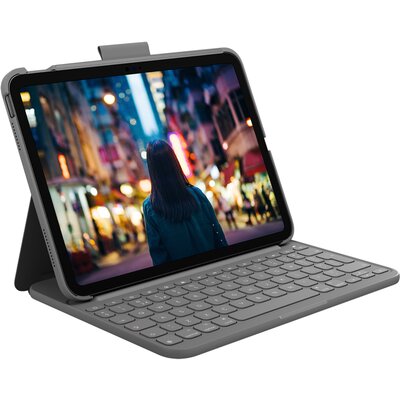 Etui na iPad LOGITECH Slim Folio Szary Klawiatura