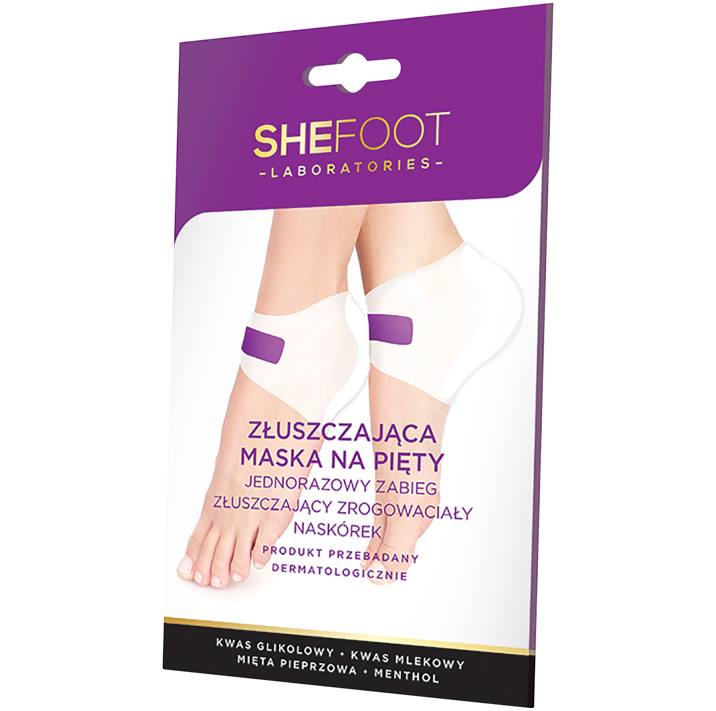 Shefoot złuszczająca maska do pięt, 1 para