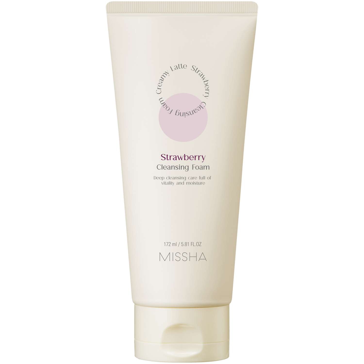Missha pianka oczyszczająca do twarzy o zapachu truskawki, 172 ml