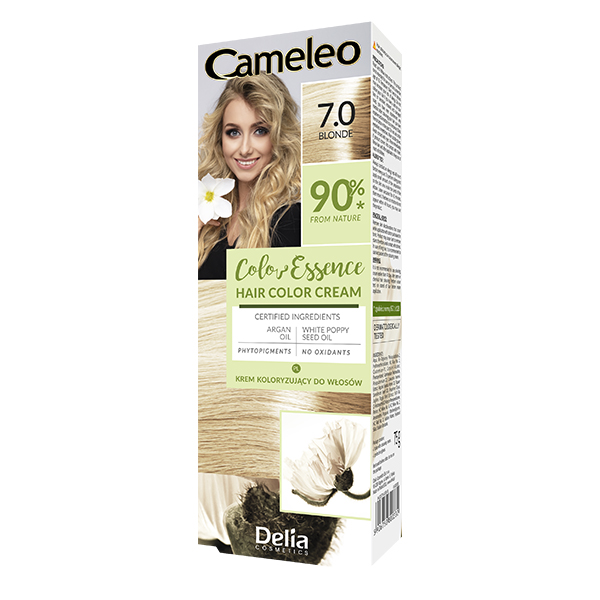 Delia Cameleo Color Essence krem koloryzujący do włosów 7.0 blond, 75 g