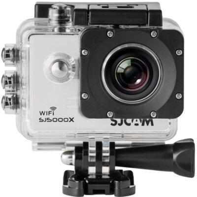 Kamera sportowa SJCAM SJ5000x Biała WiFi Filmy 2K/Filmy 4K 12MP, Obudowa wodoodporna