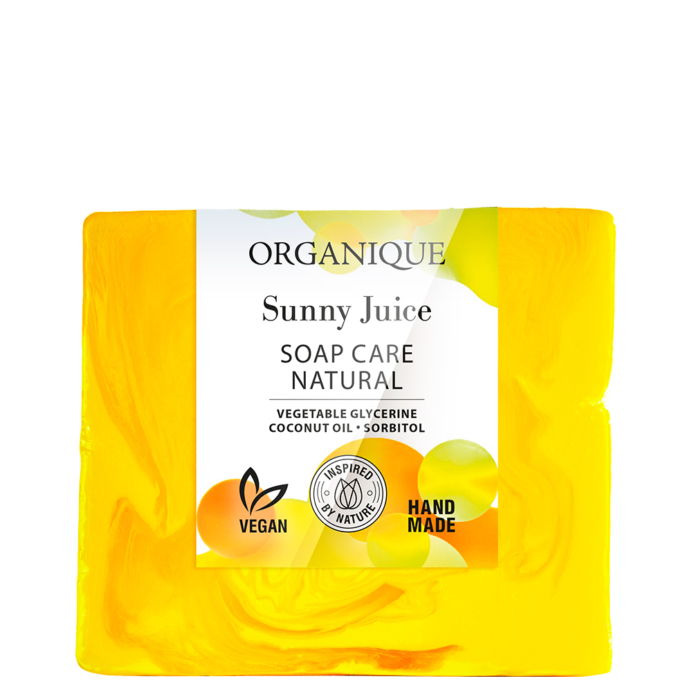 Organique Sunny Juice mydło glicerynowe w kostce, 100 g