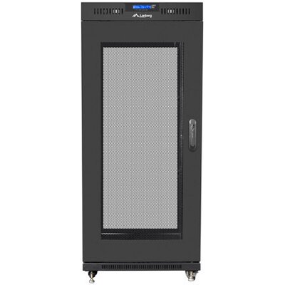 Szafa RACK LANBERG 19" 15U FF01-8015-23BL 1000 x 1000 mm, Stojąca Czarny