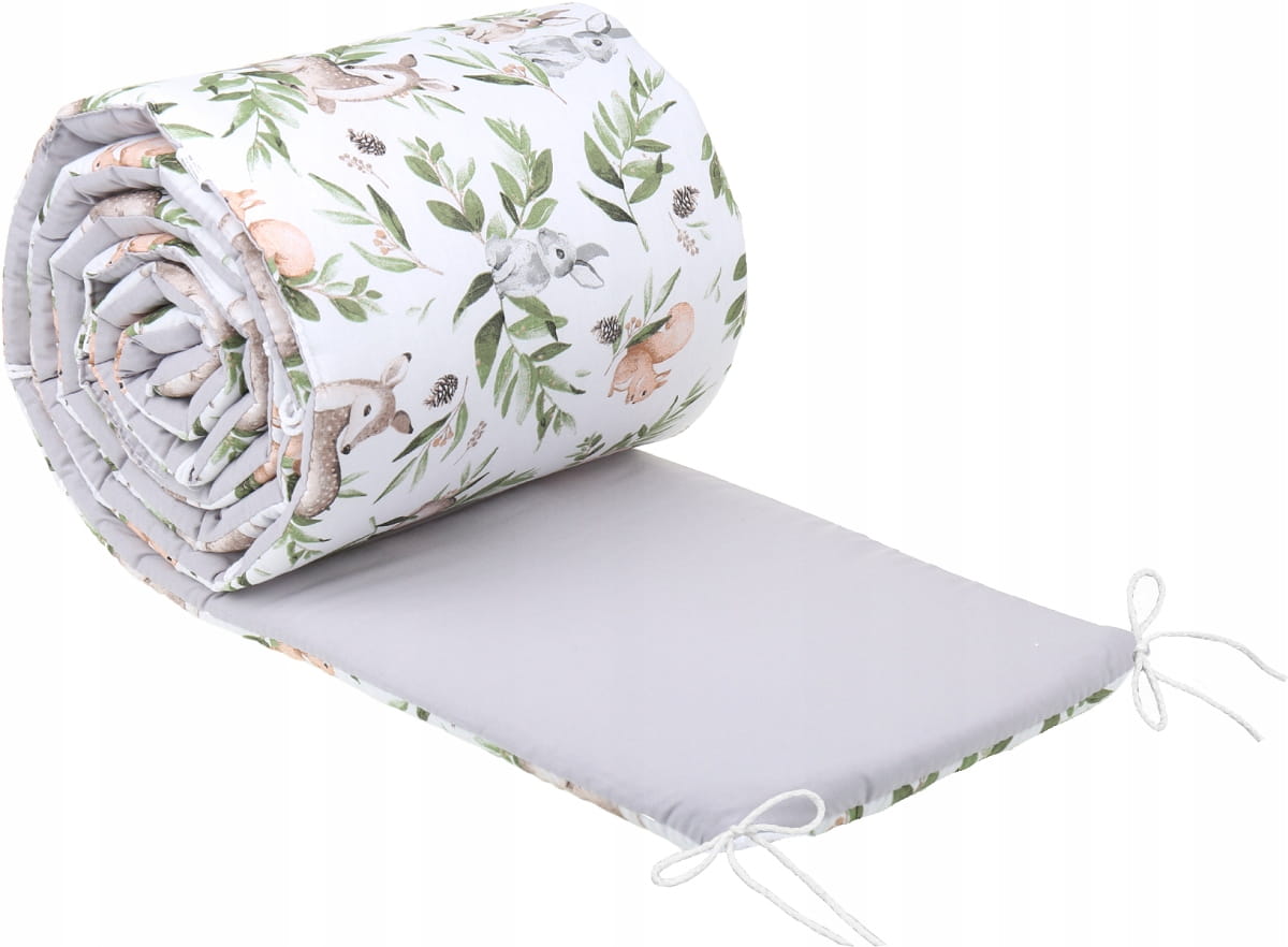 Babymam dwustronny ochraniacz 180x30 do łóżeczka