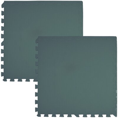 Mata piankowa HUMBI Puzzle 62 x 62 cm (6 elementów) Ciemnozielony