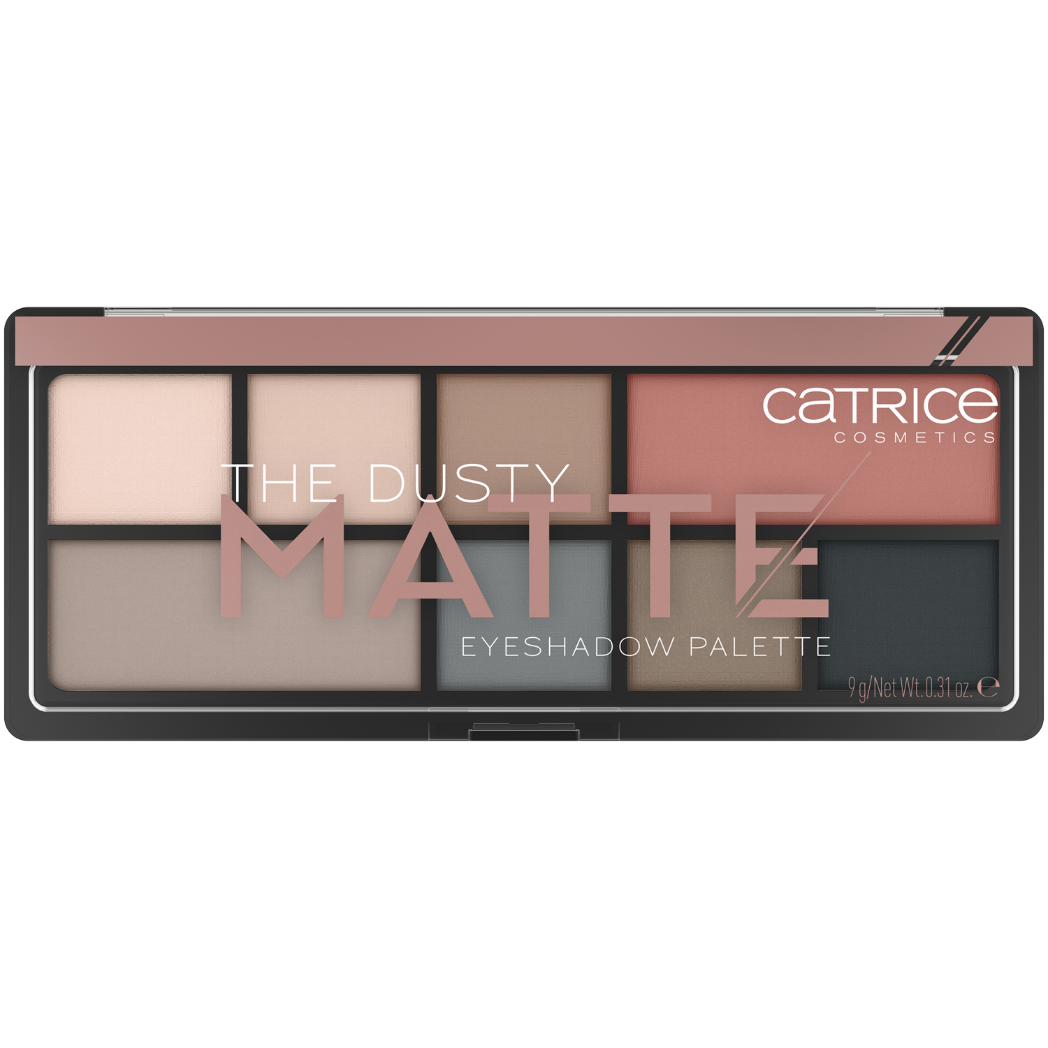 Catrice The Dusty Matte paleta cieni do powiek, 9 g
