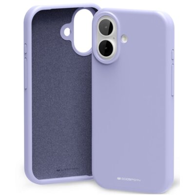 Etui MERCURY Silicone do Apple iPhone 17 Lawendowy