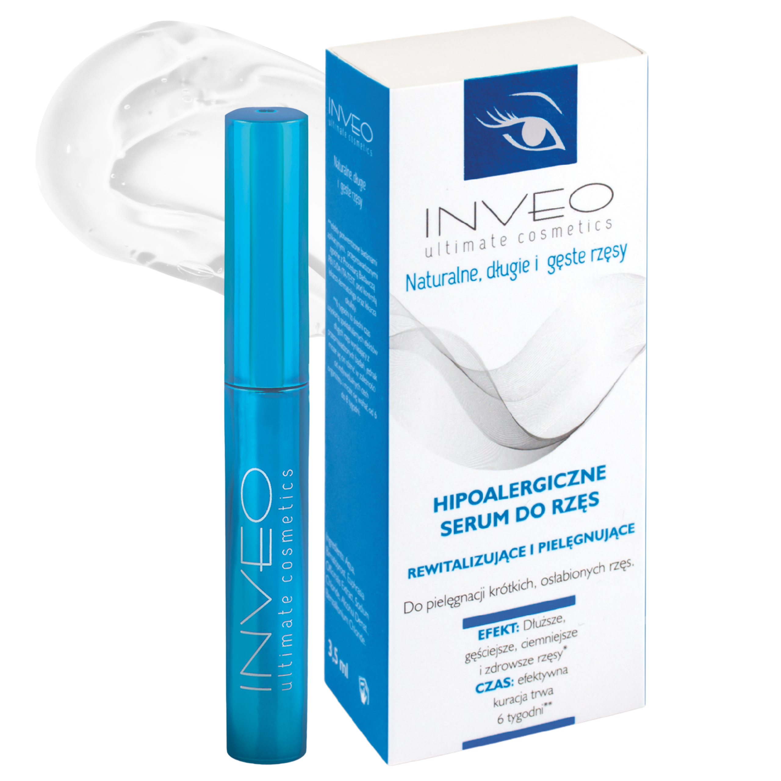 Inveo serum, odżywka przyśpieszająca wzrost rzęs, 3,5 ml
