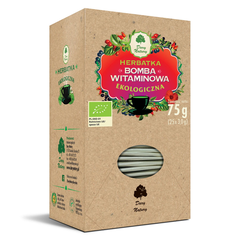 Herbatka Bomba witaminowa fix BIO 25*3g (Dary Natury)