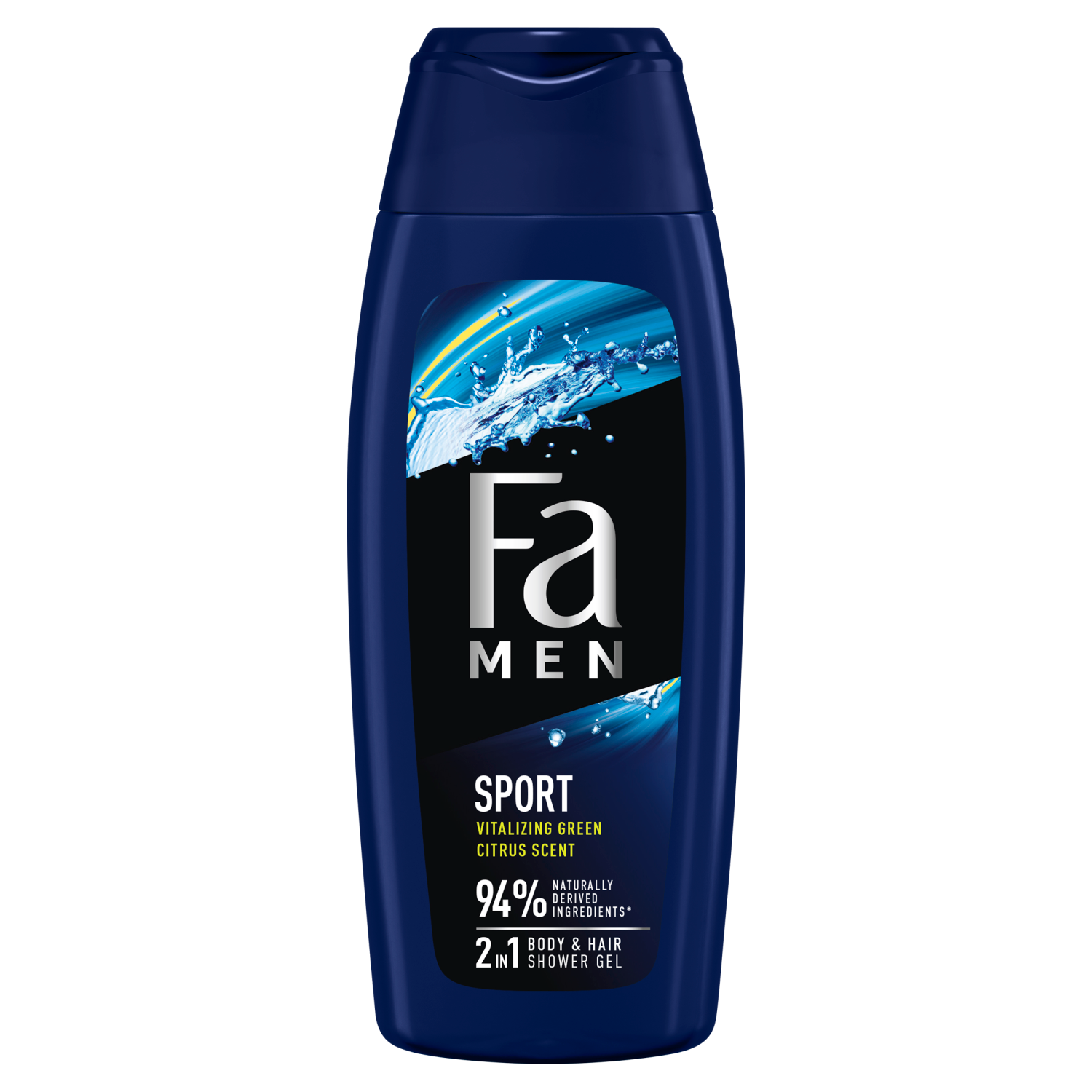 Fa Men Sport żel pod prysznic z formułą 2w1 o zapachu zielonych cytrusów, 400 ml
