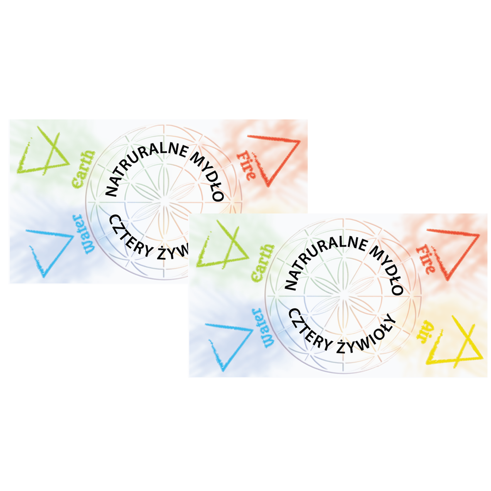 Powrót do natury 100 % roślinne naturalne mydło cztery żywioły, 2 szt.