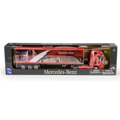Samochód NEW RAY Mercedes Naczepa T-114
