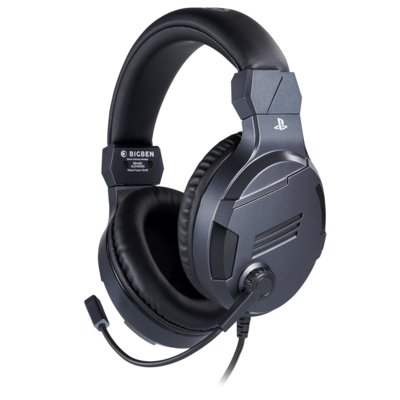 Słuchawki BIGBEN Stereo Headset Nauszne Tytanowy