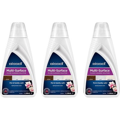 Płyn do mopów elektrycznych, odkurzaczy wielofunkcyjnych i robotów odkurzających BISSELL Multi-Surface 2885 3 x 1000 ml