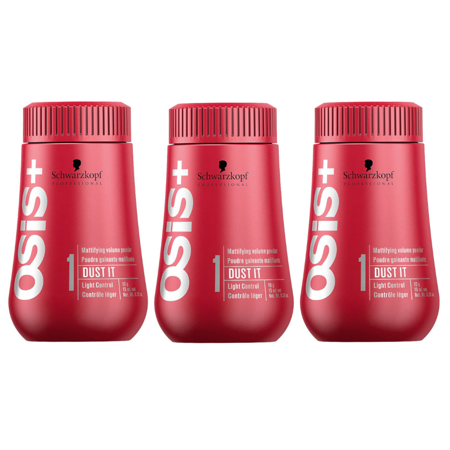 Schwarzkopf Professional Osis Dust It zestaw: puder matujący zwiększający objętość włosów, 3x10 g