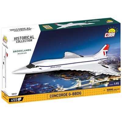 Klocki plastikowe COBI Historical Collection Concorde G-BBDG COBI-1917