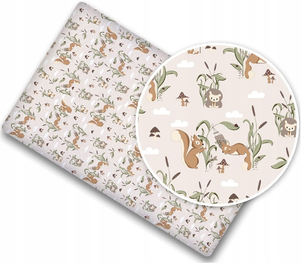 Prześcieradło bawełna materiałowe 160x80 Babymam