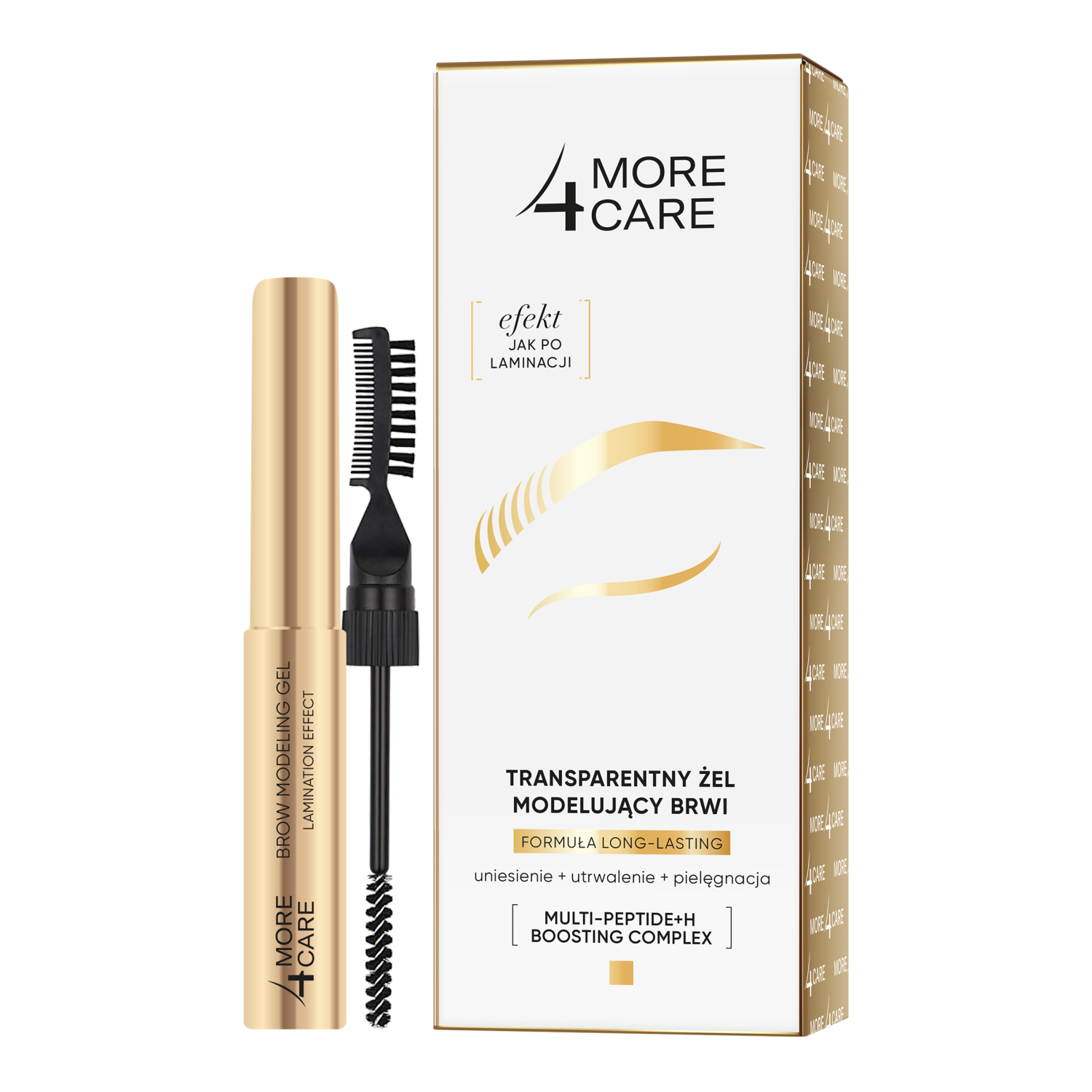 More4Care transparentny żel modelujący brwi, 8 ml