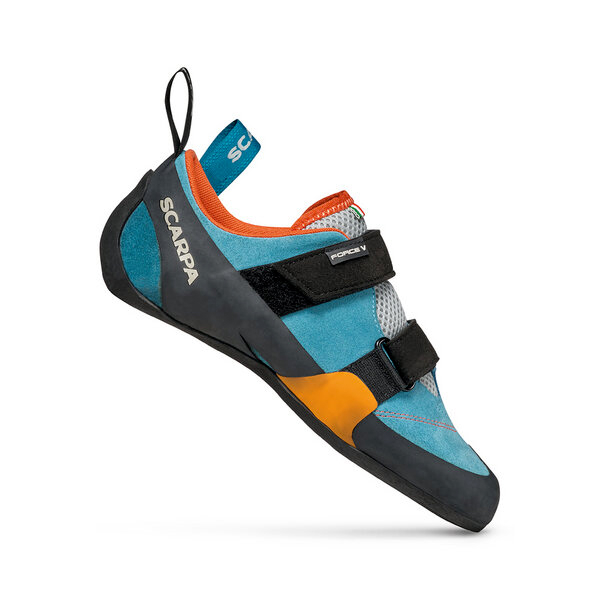 Damskie buty wspinaczkowe Scarpa Force V Women icefall/mandarin red - 35,5