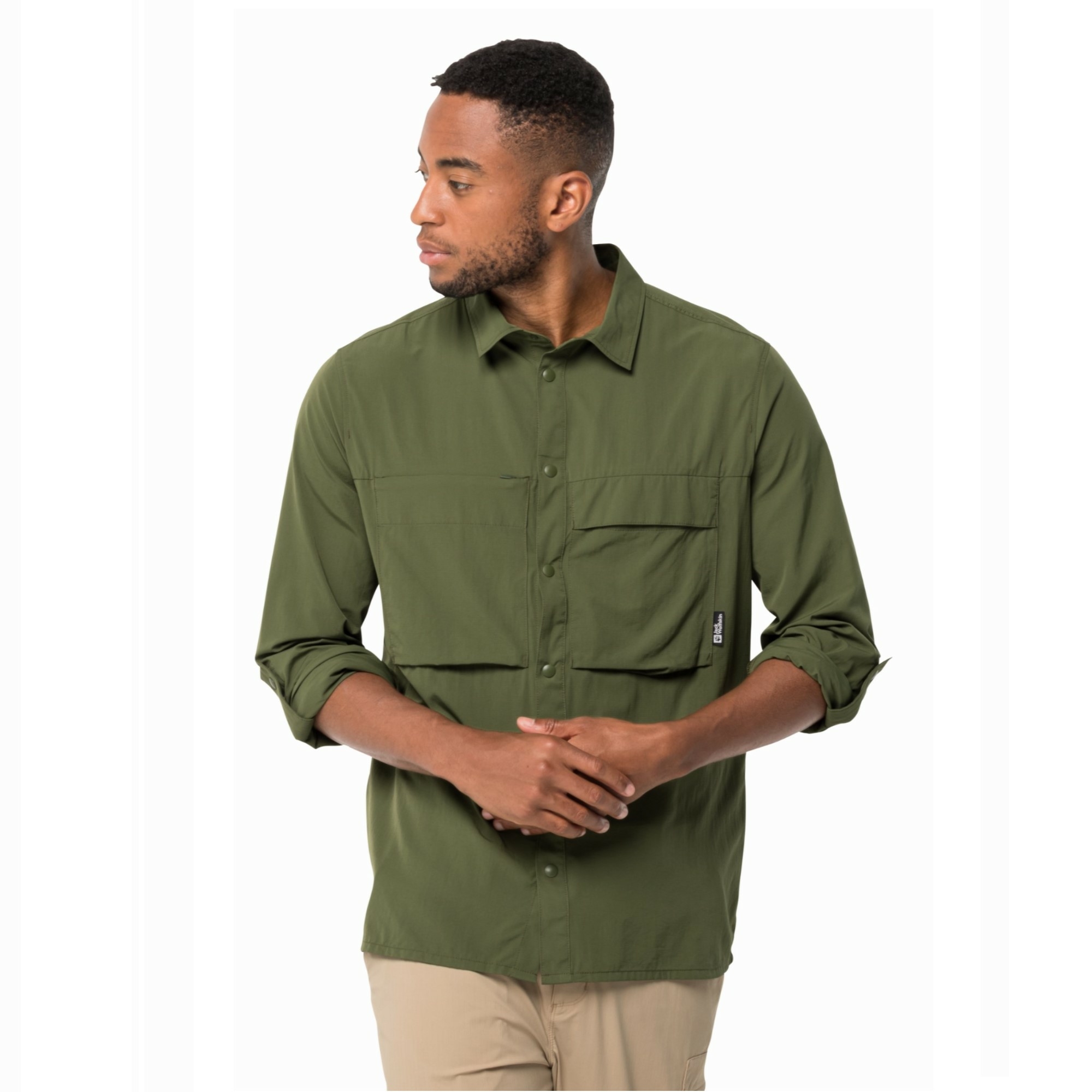 Męska koszula Jack Wolfskin ATACAMA LS SHIRT M greenwood - S