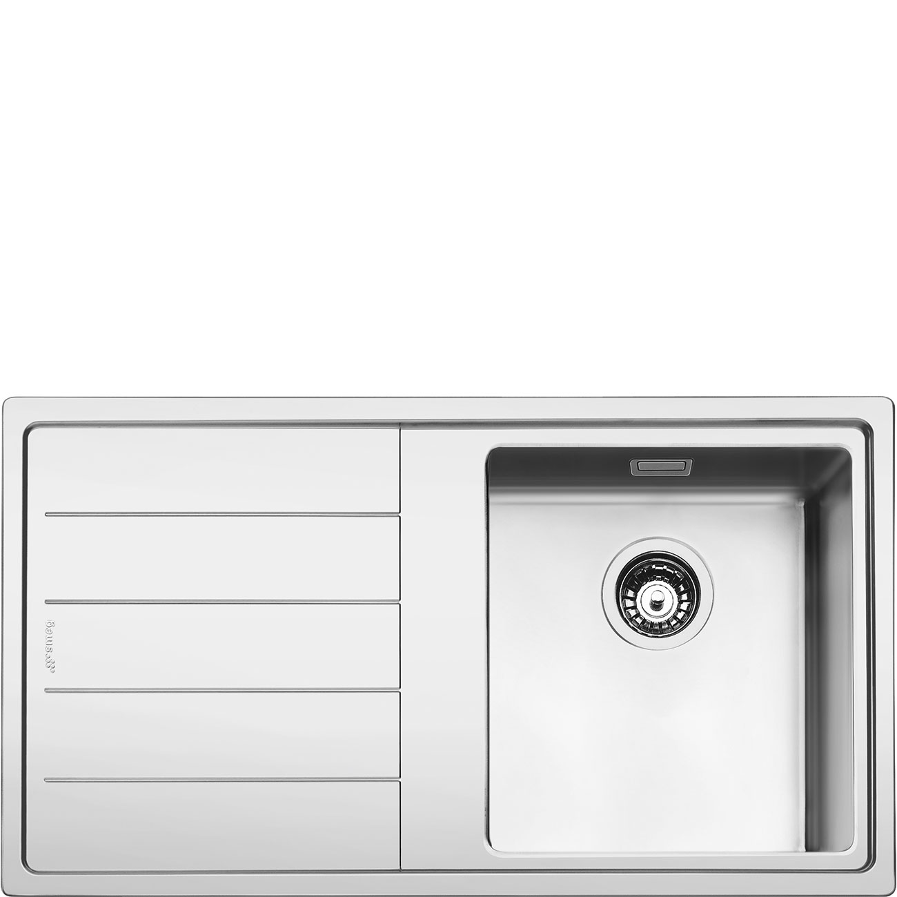 Smeg - Zlewozmywak wpuszczany w blat LFT861S Universale Stal nierdzewna