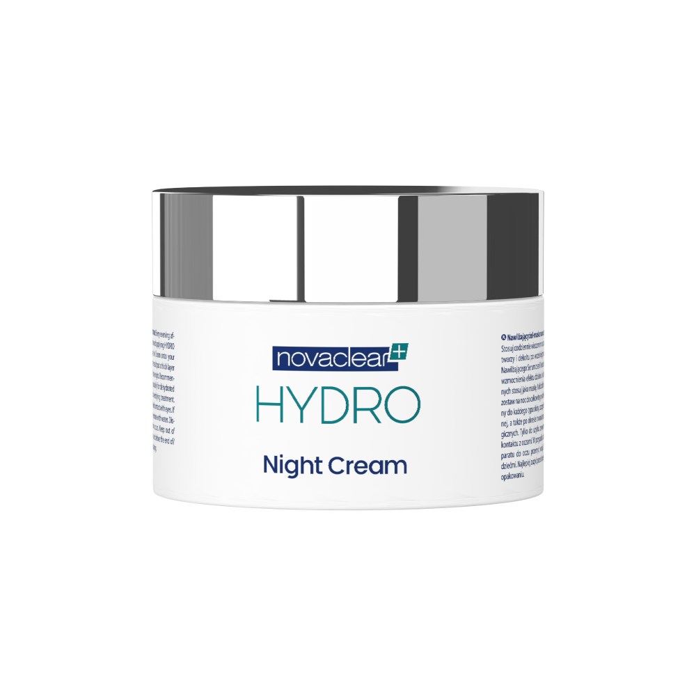Novaclear Hydro nawilżający krem-maska do twarzy na noc, 50 ml
