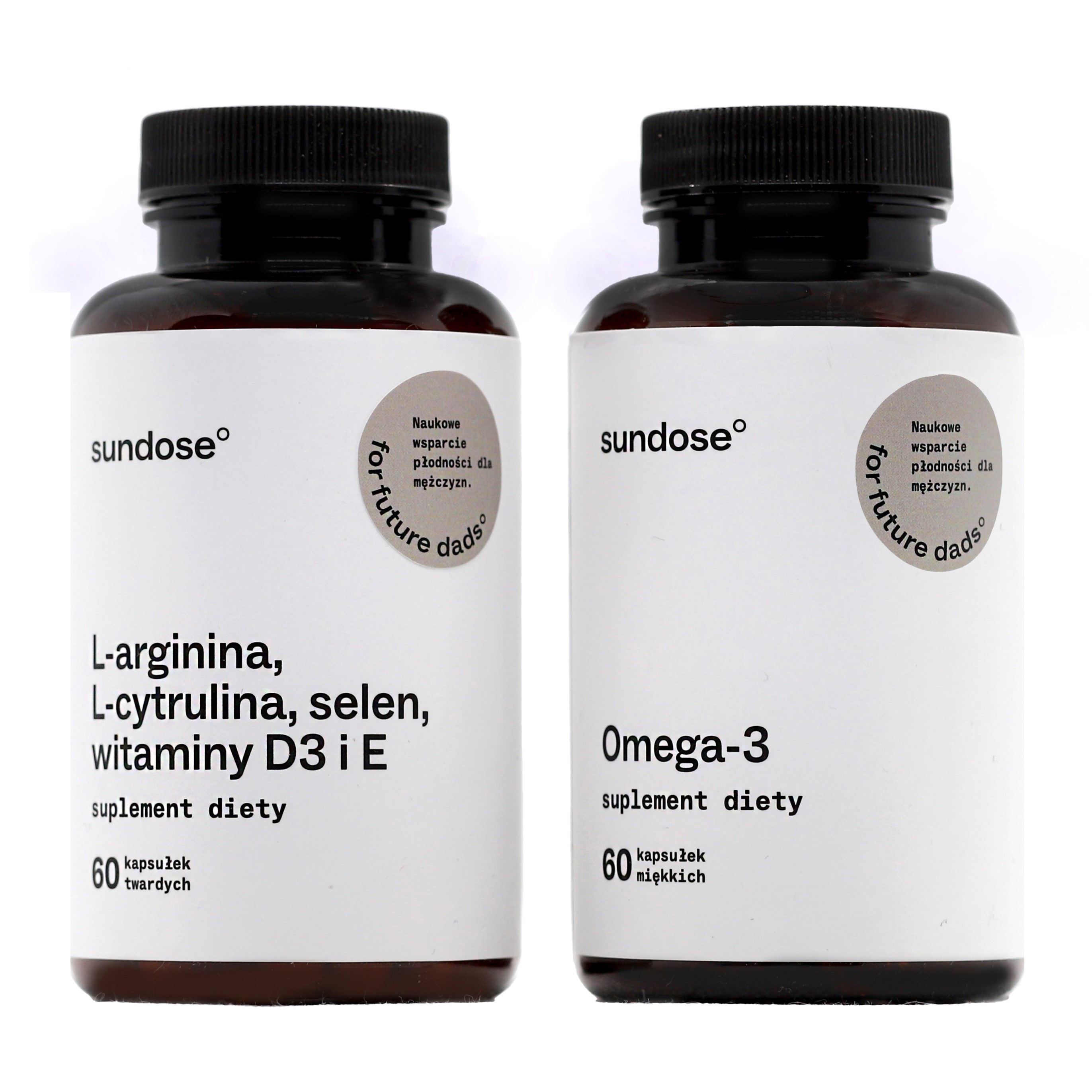 Sundose For Future Dads suplement diety na płodność dla mężczyzn, zapas na 30 dni, 120 kaps./2 opak.