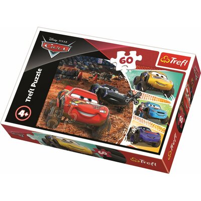 Puzzle TREFL Disney Pixar Cars Zygzak McQueen z przyjaciółmi 17327 (60 elementów)